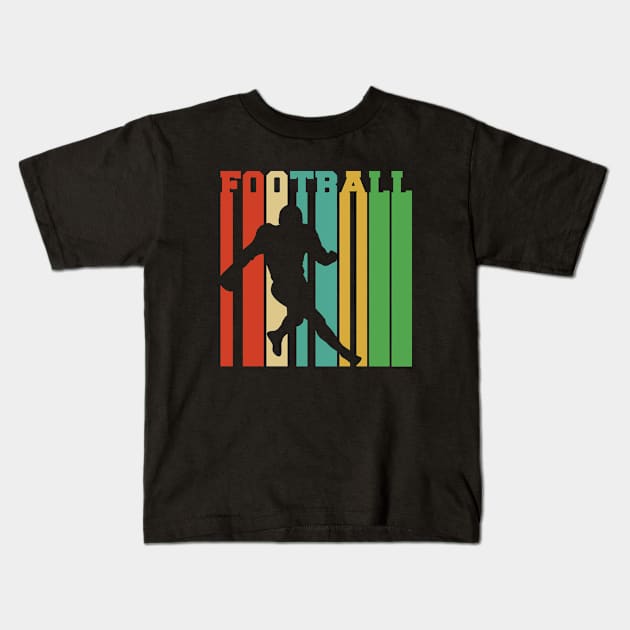 Football Retro Kids T-Shirt by Stoney09